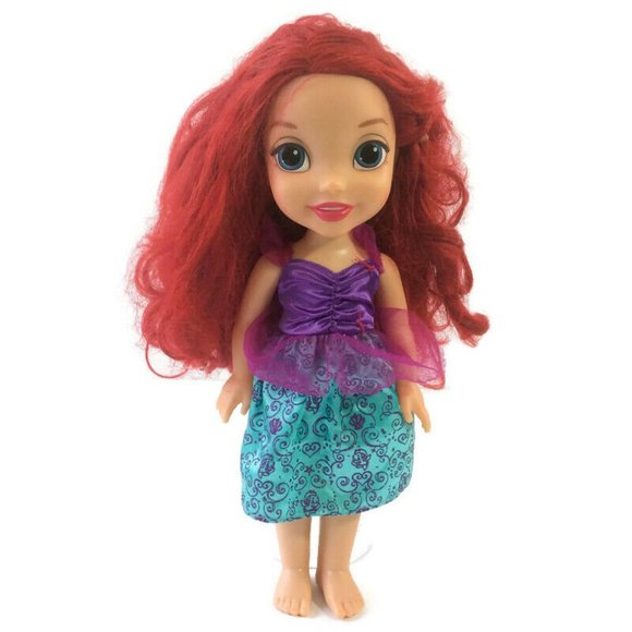 Disney The Little Mermaid Princess Ariel Toddler Doll Toy Jakks Pacific 14" - Picture 1 of 7